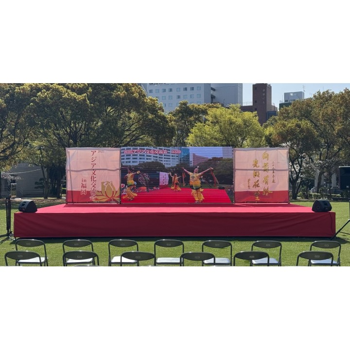 500mm×500mm LEDビジョンレンタル｜高精細パネル・設営撤去付き