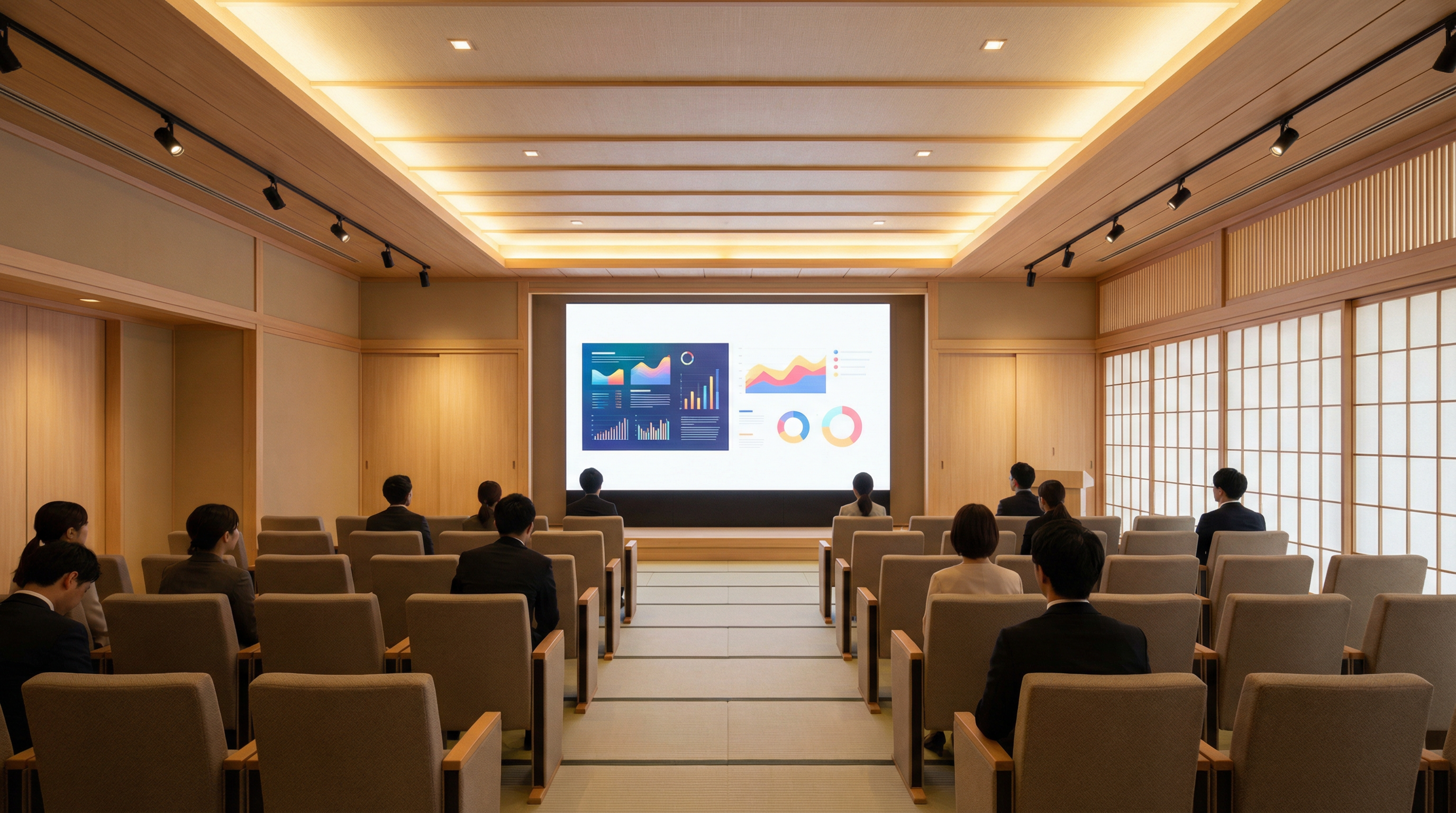 セミナー・説明会向けLEDビジョンレンタル 福岡