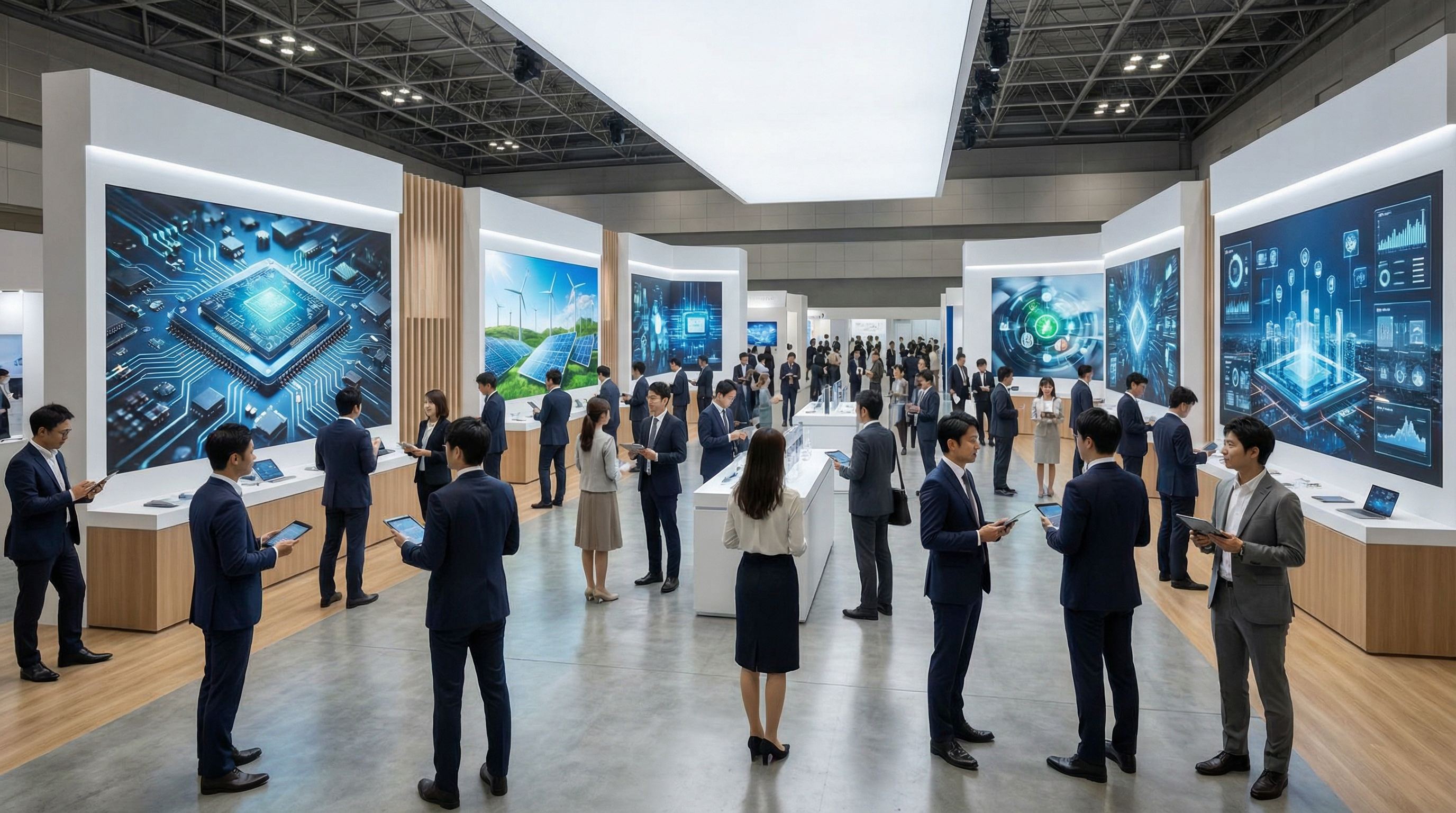 展示会・見本市向けLEDビジョンレンタル 福岡