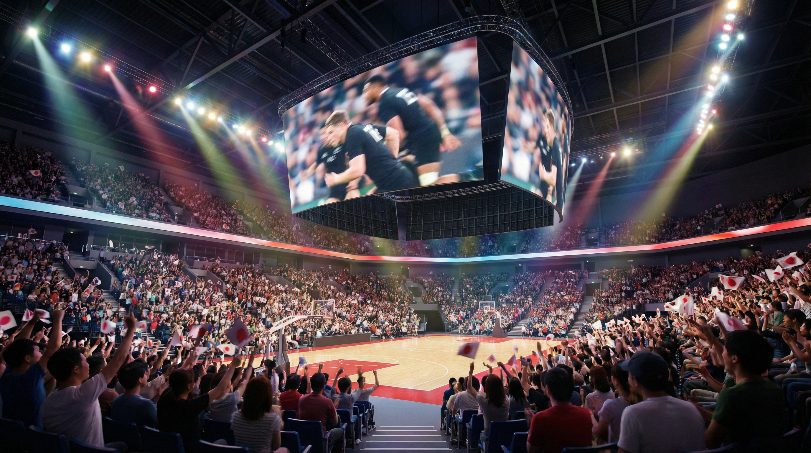 スポーツ大会・体育館向けLEDビジョンレンタル 福岡