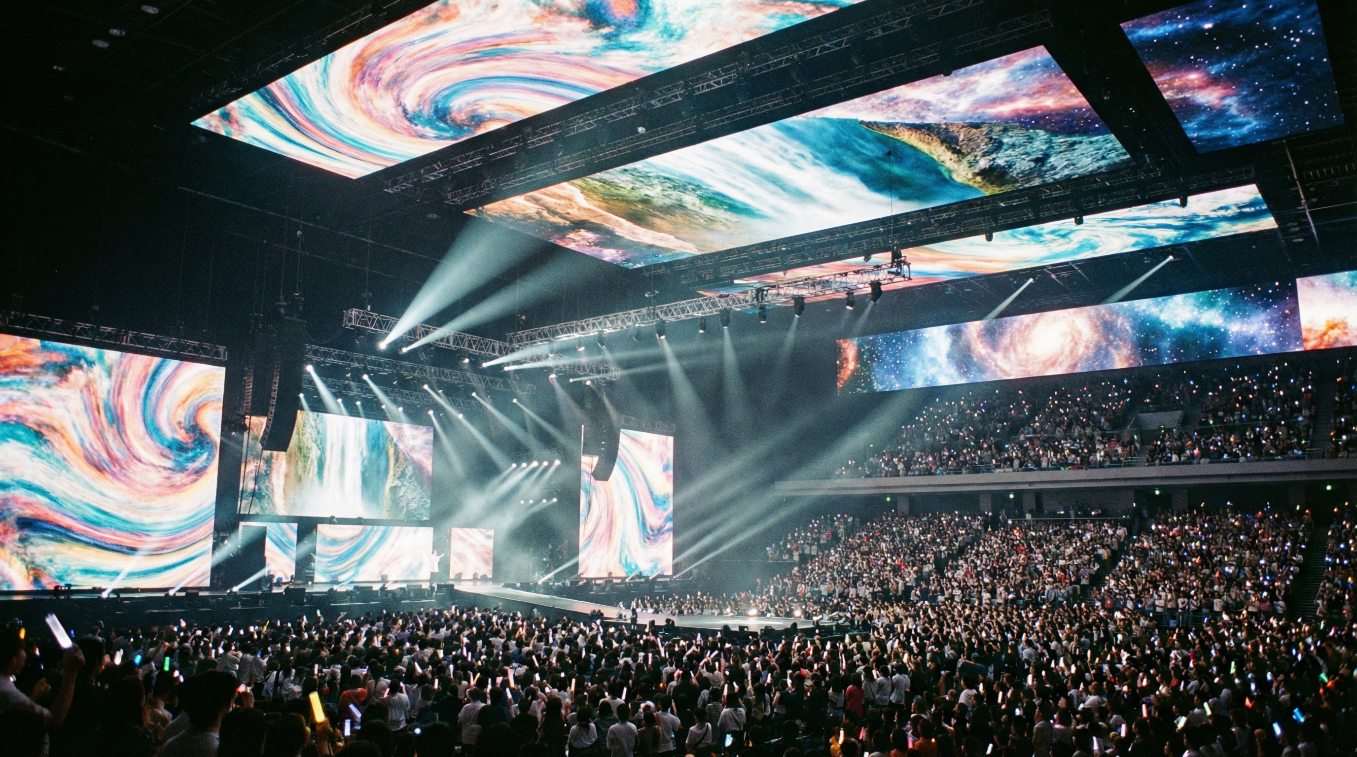 超大型野外フェス・アリーナ向けLEDビジョンレンタル 福岡