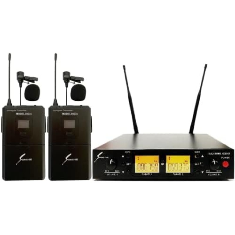 Soundpure（サウンドピュア）B帯 8022e黒ピンマイク２個＋ハーフサイズチューナーセット 九州・福岡レンタル