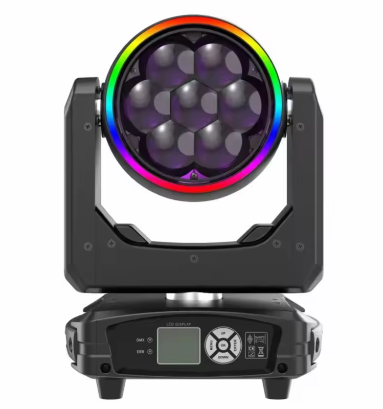 LED 7x40W ビッグビーアイムービングヘッド RGBW 4in1 LED スポットライト 九州・福岡レンタル