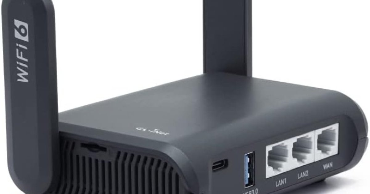 GL.iNet GL-AXT1800 WiFiルーター 九州・福岡レンタル 【福岡】LED