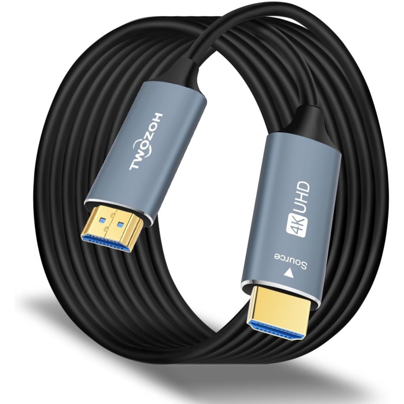 HDMI 光ファイバーケーブル 75M 4Kファイバー HDMI コード 4K@60Hz 九州・福岡レンタル