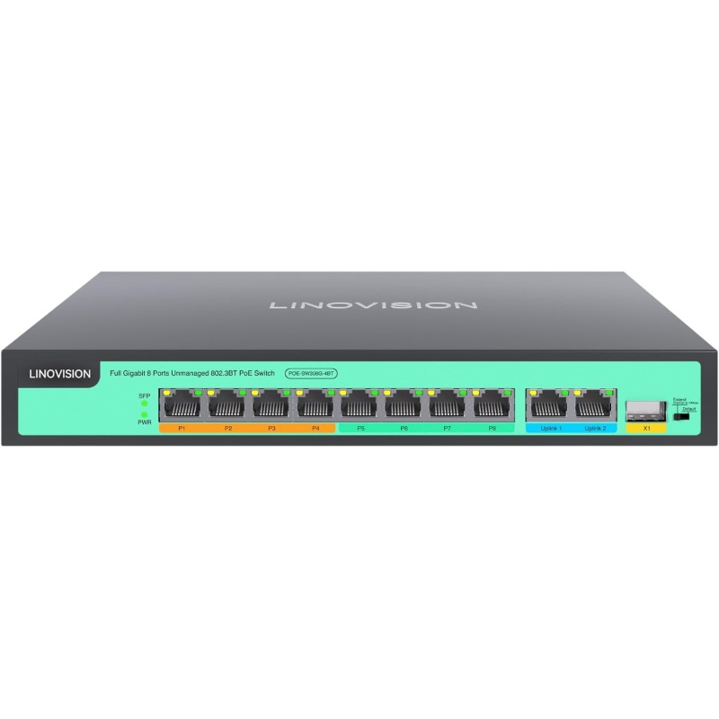LINOVISION 8ポート BT90W PoE++ スイッチ 九州・福岡レンタル