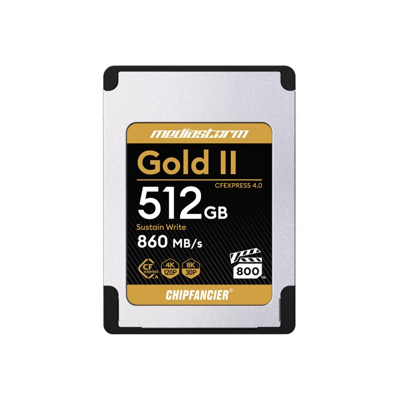 Mediastorm CFexpress Type A 4.0 GoldII カード（512GB）860MB/s 九州・福岡レンタル