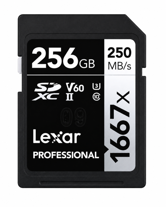 Lexar Pro 256GB SDXCカード 250MB/s 九州・福岡レンタル