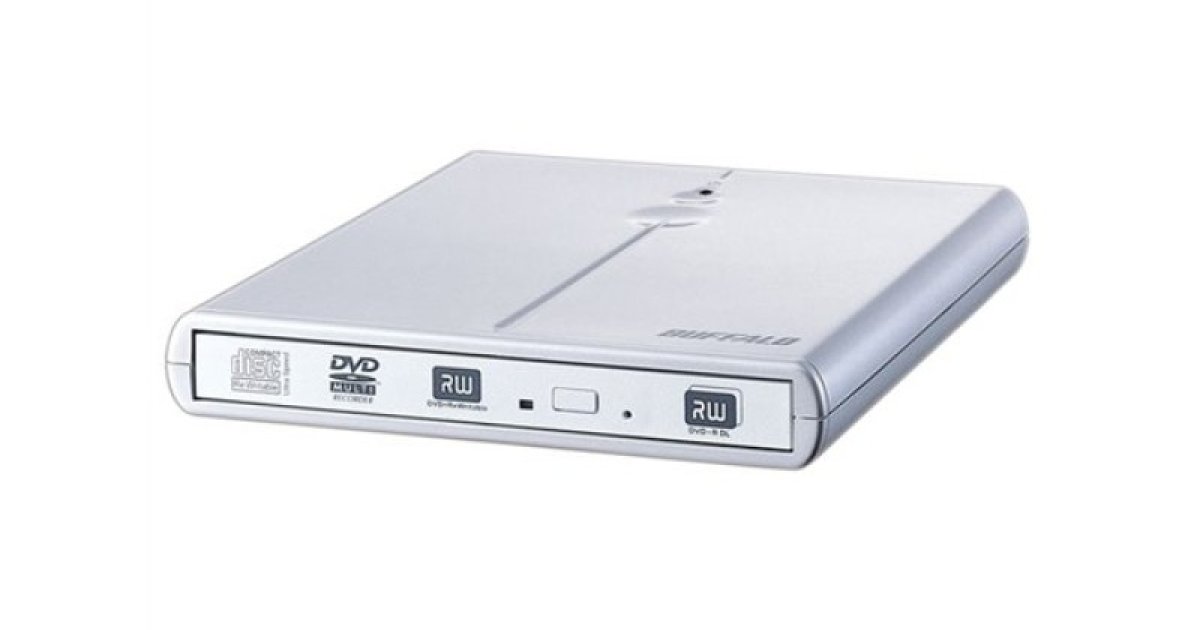 バッファロー BUFFALO ポータブル/外付けDVDドライブ USB 2.0対応 九州
