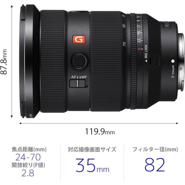 SONY FE 24-70mm F2.8 GM II Eマウント SEL2470GM2 九州・福岡レンタル