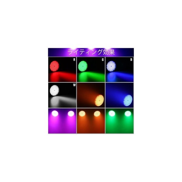 BETOPPER ステージライト遮光板付き,54x4W 4 in 1 RGBW LED 九州・福岡レンタル