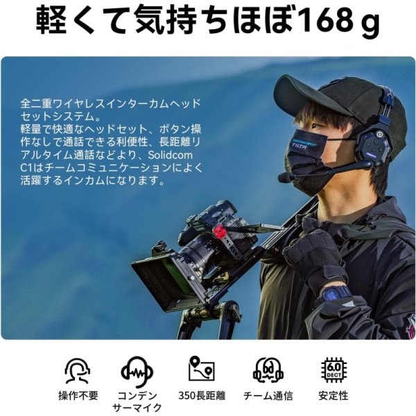 Hollyland Solidcom C1-6S ワイヤレスインカム 6人用 九州・福岡レンタル