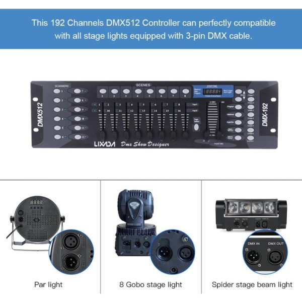 Duangu 192チャンネル DMX512コントローラー 九州・福岡レンタル