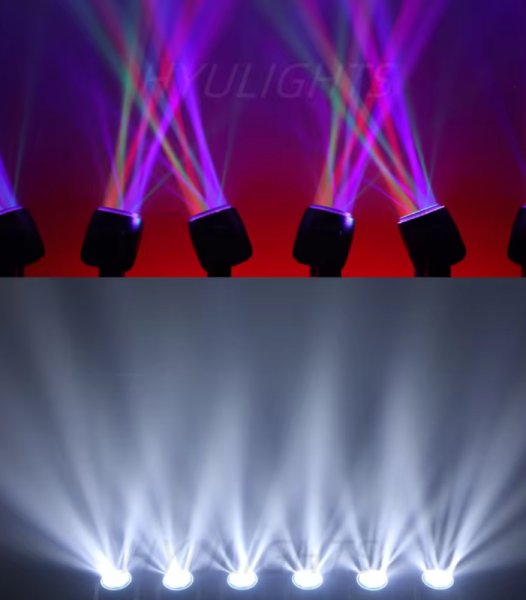 LED 7x40W ビッグビーアイムービングヘッド RGBW 4in1 LED スポットライト 九州・福岡レンタル