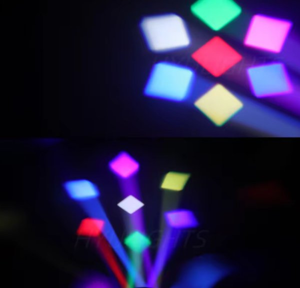 LED 7x40W ビッグビーアイムービングヘッド RGBW 4in1 LED スポットライト 九州・福岡レンタル