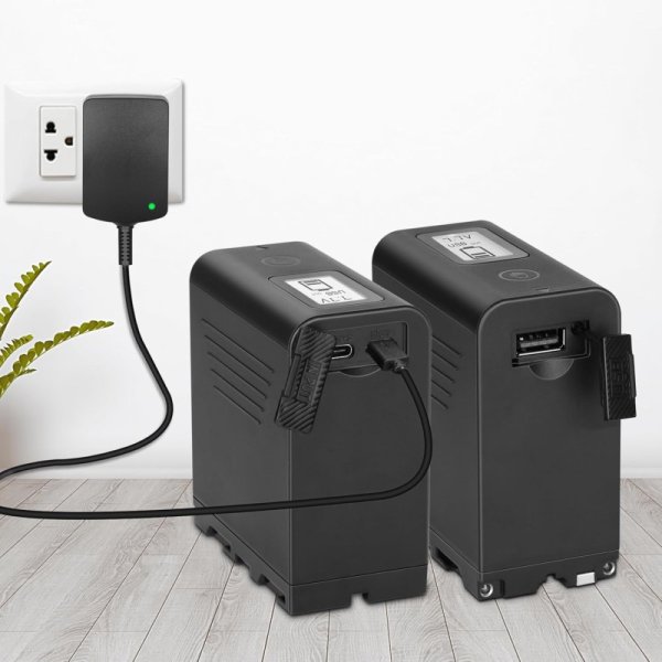 np-f970 バッテリー 8800mAh LCD残量表示 九州・福岡レンタル