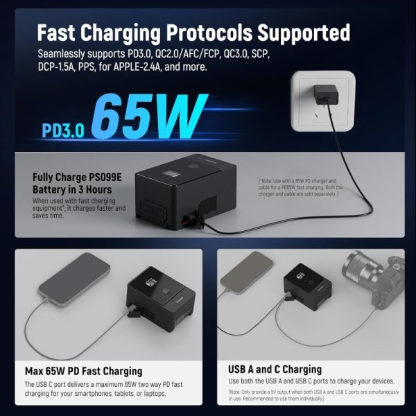 NEEWER Vマウントバッテリー 6800mAh 99Wh 14.5VミニVロック 九州・福岡レンタル