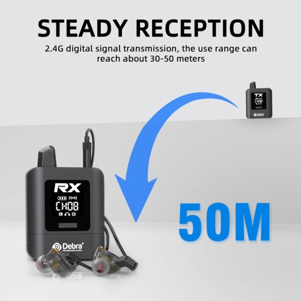 Debra Audio ST-mini Stereo Wireless IEM System 九州・福岡レンタル