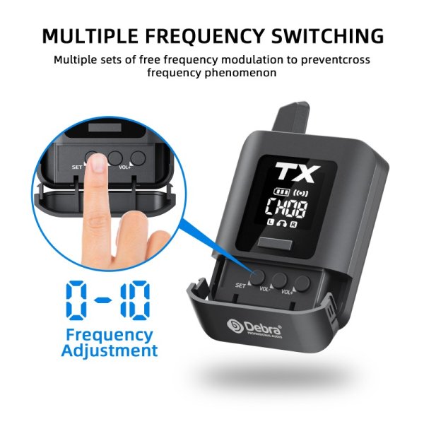 Debra Audio ST-mini Stereo Wireless IEM System 九州・福岡レンタル