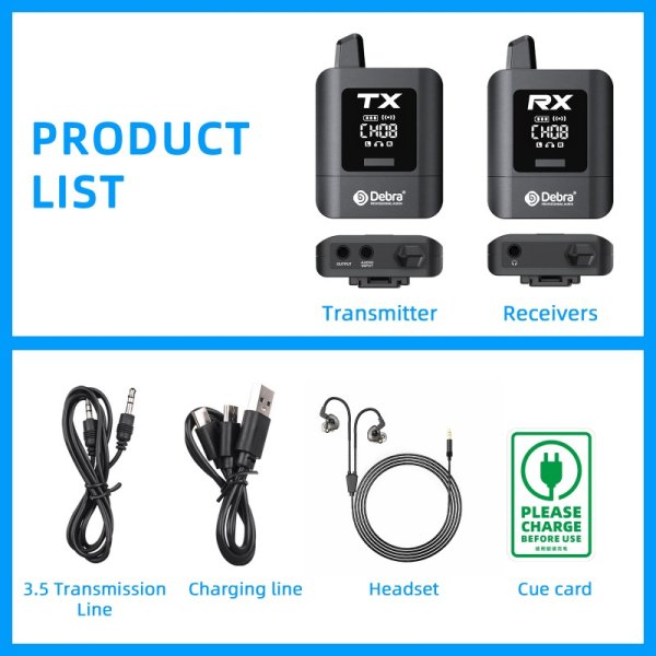 Debra Audio ST-mini Stereo Wireless IEM System 九州・福岡レンタル
