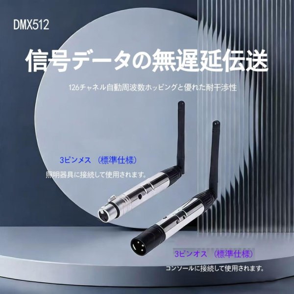 DMX512 照明制御126ch ワイヤレスキット 九州・福岡レンタル