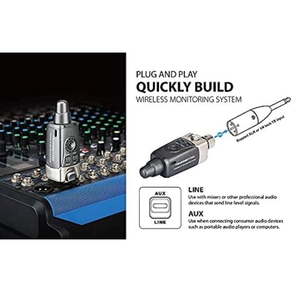 Xvive (エックスバイブ) XV-U42.4GHz帯のインイヤーモニター用ワイヤレスシステム 九州・福岡レンタル