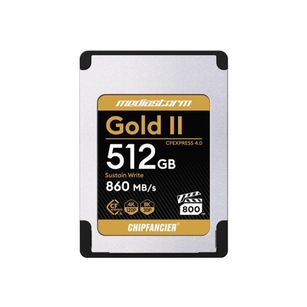 Mediastorm CFexpress Type A 4.0 GoldII カード（512GB）860MB/s 九州・福岡レンタル