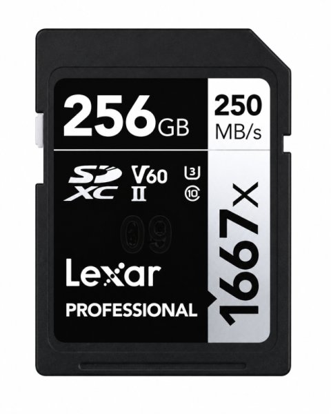 Lexar Pro 256GB SDXCカード 250MB/s 九州・福岡レンタル