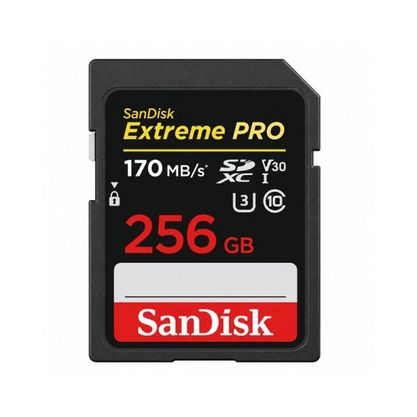 SanDisk Extreme PRO 256GB SDXC UHS-I メモリーカード V30 U3 Class10 最大170MB/s 九州・福岡レンタル